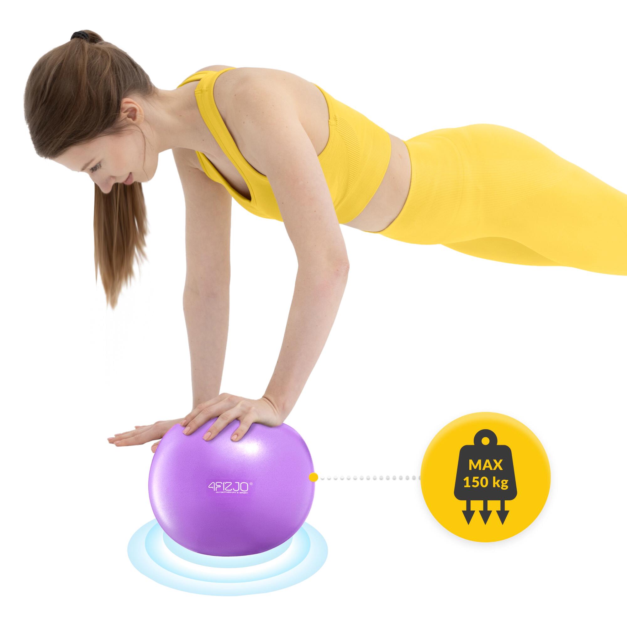 Kleiner Pilates Rehabilitationsball für Übungen 4FIZJO 22 cm 2/6