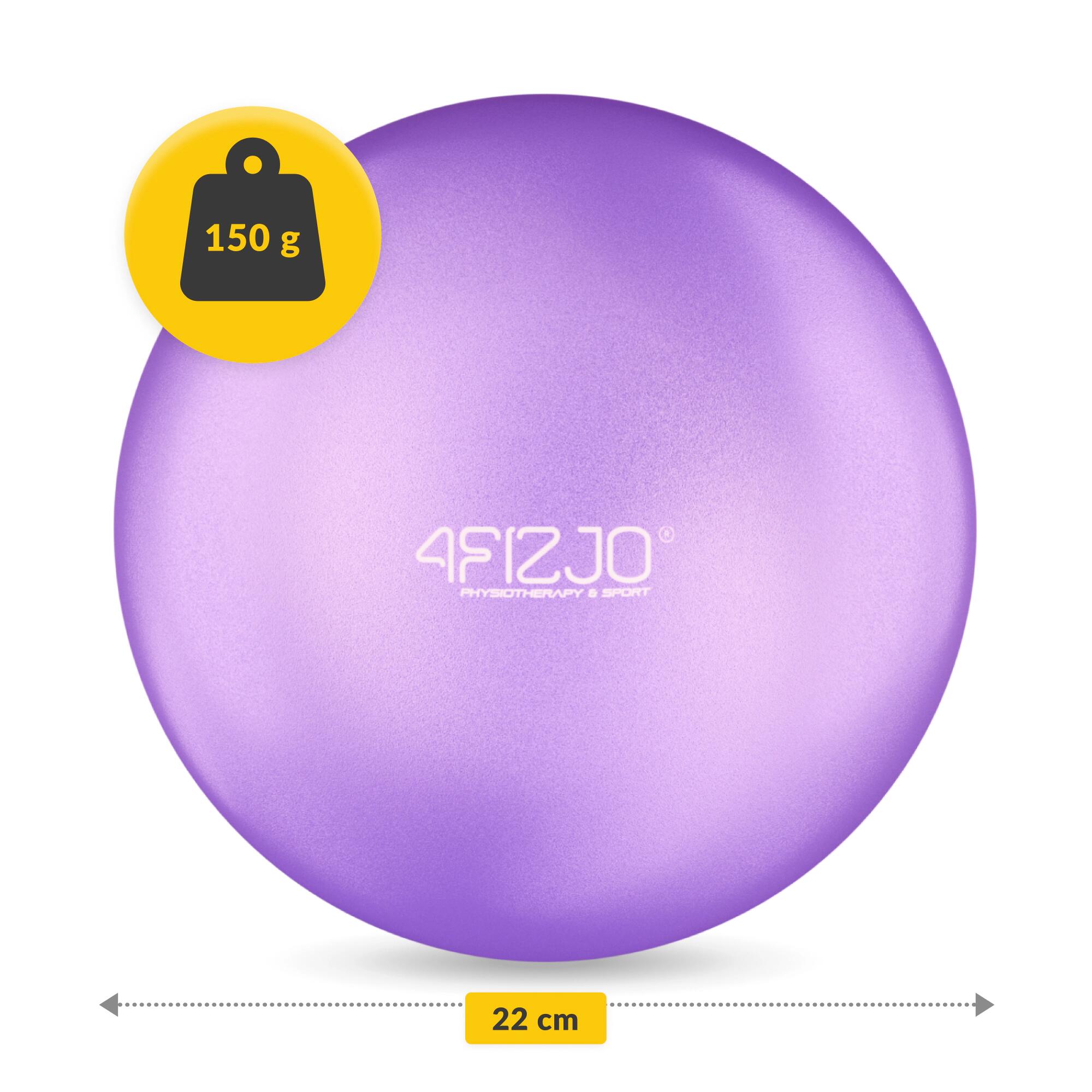 Kleiner Pilates Rehabilitationsball für Übungen 4FIZJO 22 cm 5/6