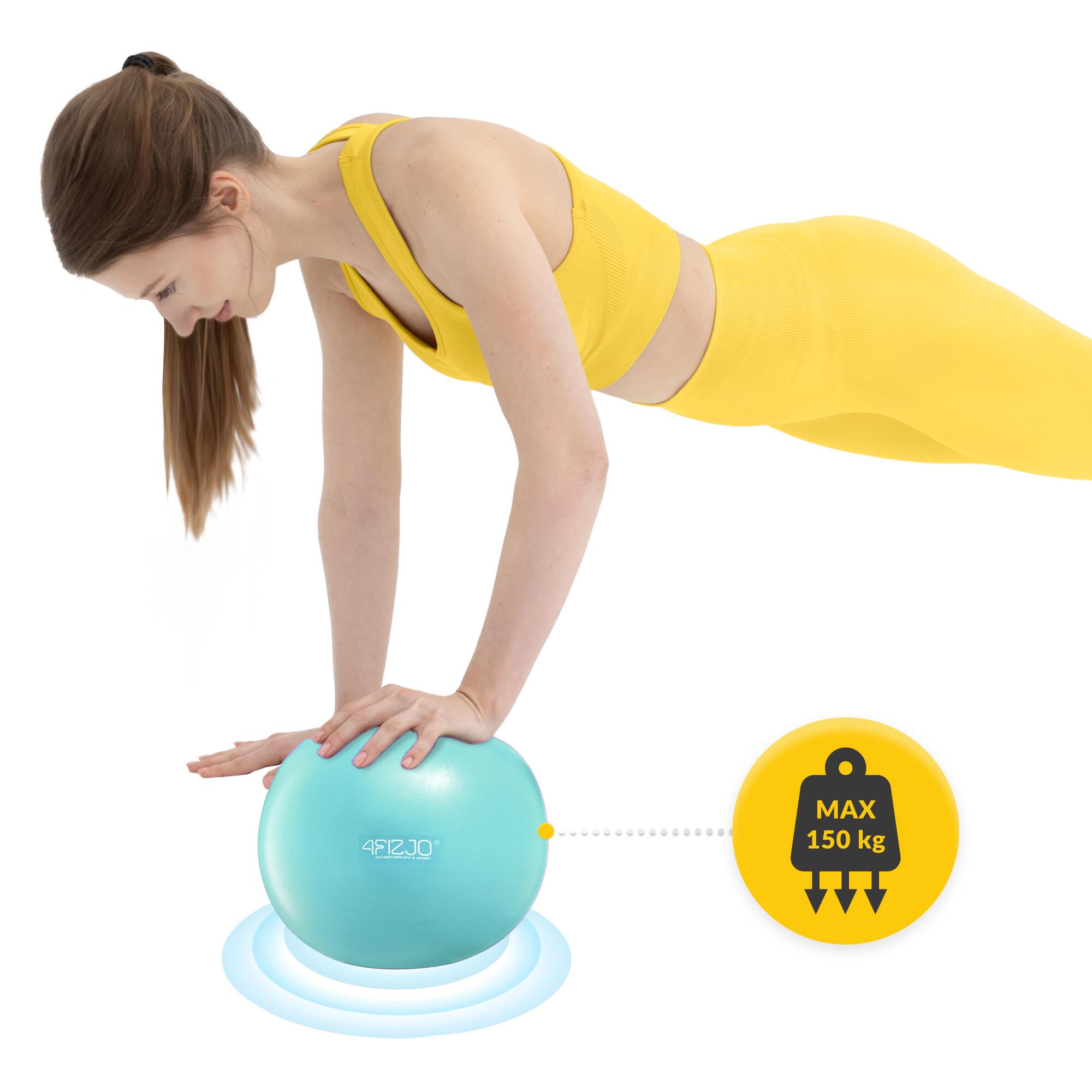 Pilatesbal anti-burst revalidatie fysiotherapie evenwicht gymbal 22cm 4FIZJO 2/6