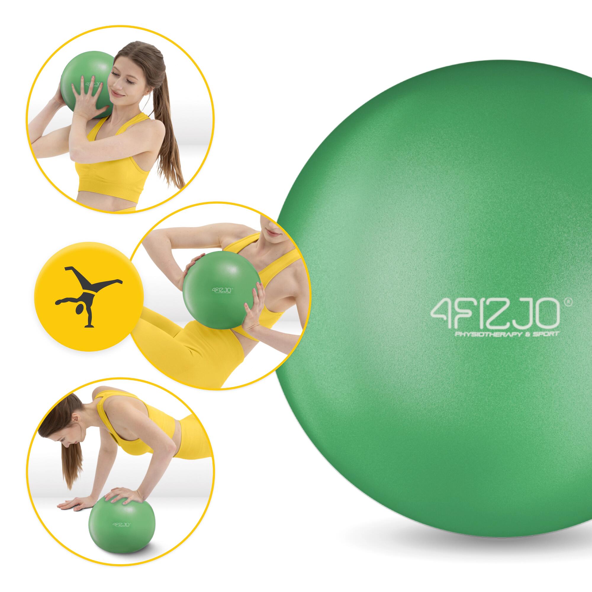 Kleiner Pilates Rehabilitationsball für Übungen 4FIZJO 22 cm 4/6