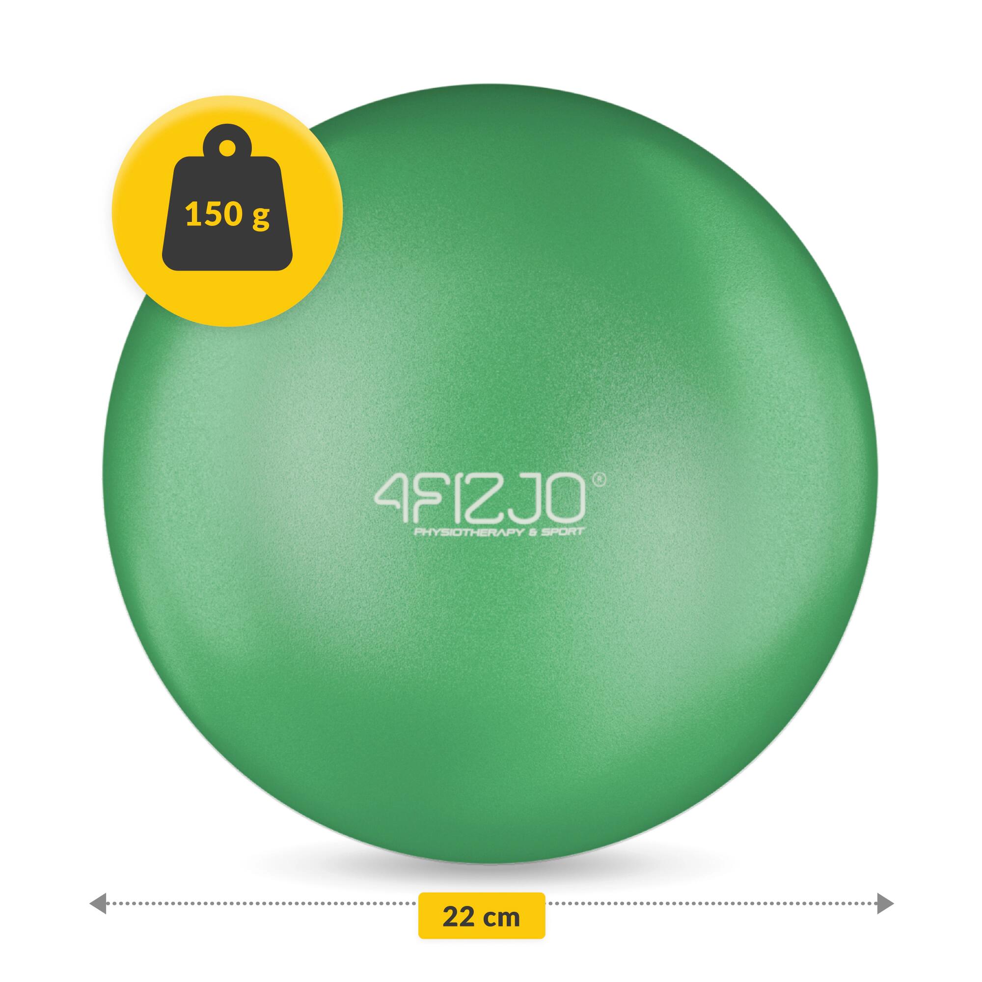 Kleiner Pilates Rehabilitationsball für Übungen 4FIZJO 22 cm 5/6