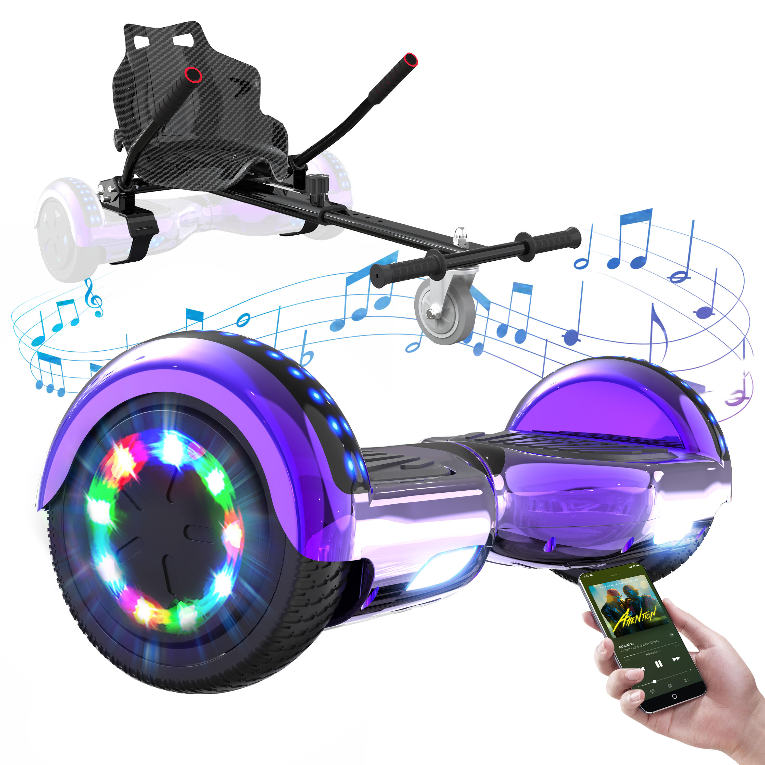Hoverboard e hoverkart gyropode 6.5 polegadas rcb-wj1