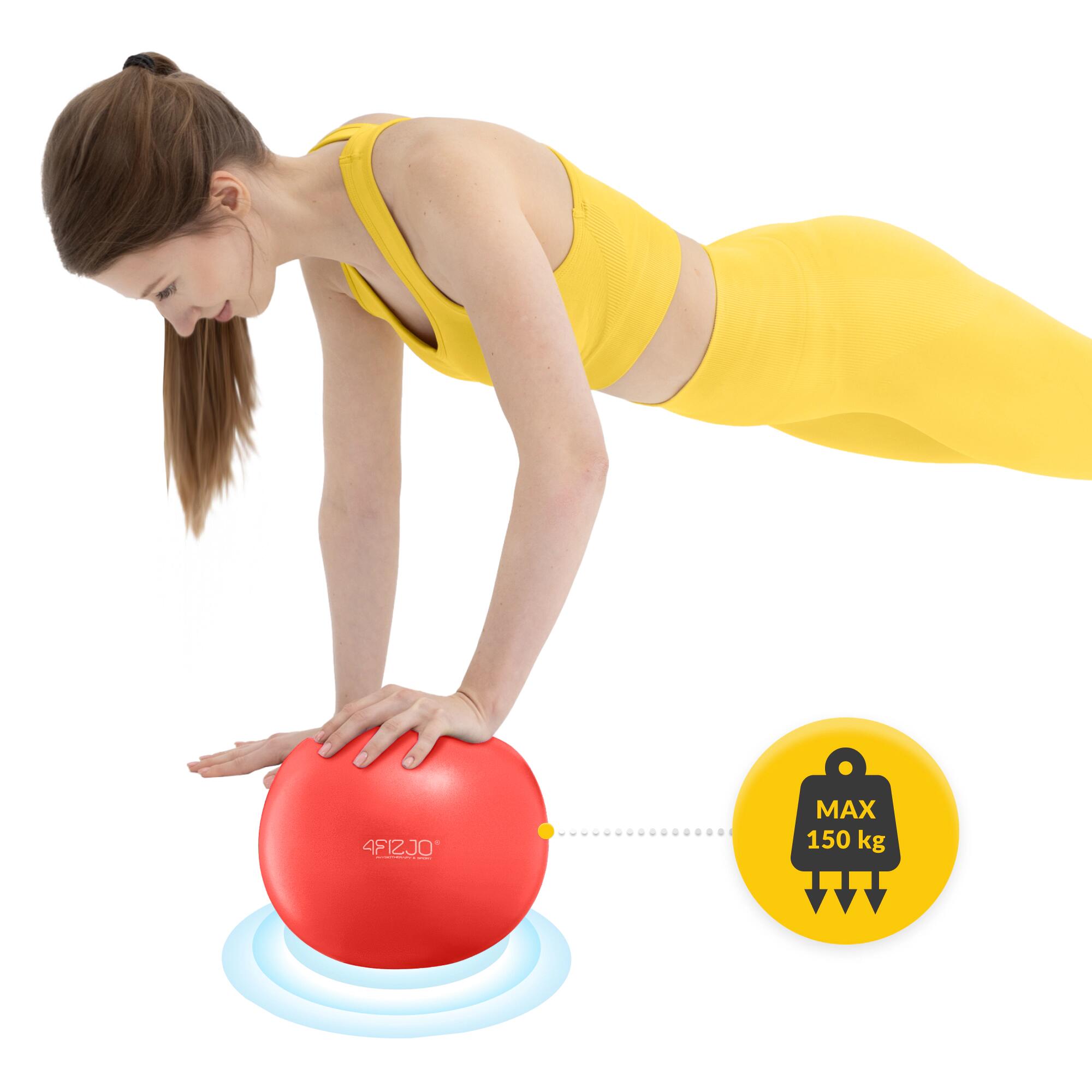 Pilatesbal anti-burst revalidatie fysiotherapie evenwicht gymbal 22cm 4FIZJO 5/6