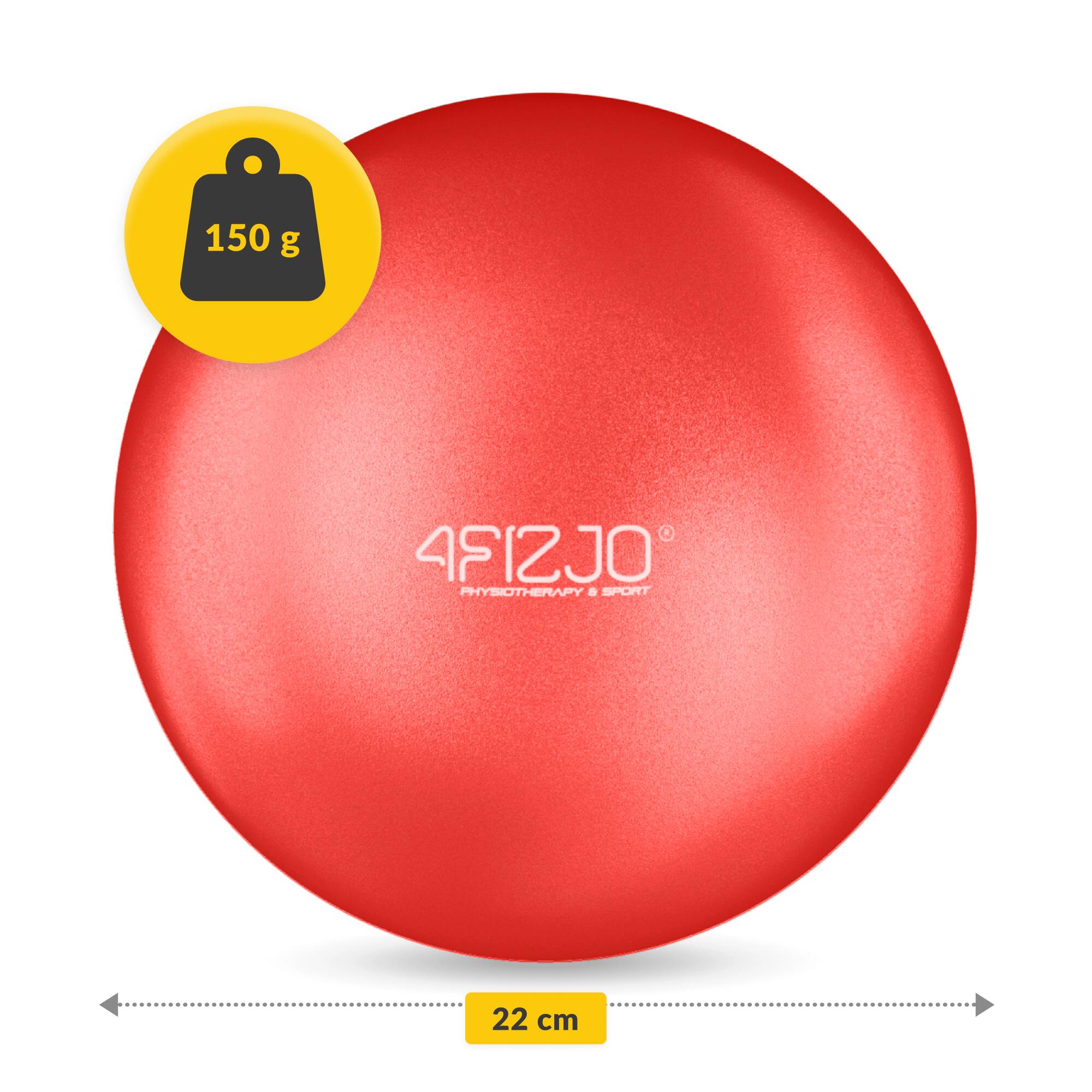 Pilatesbal anti-burst revalidatie fysiotherapie evenwicht gymbal 22cm 4FIZJO 4/6