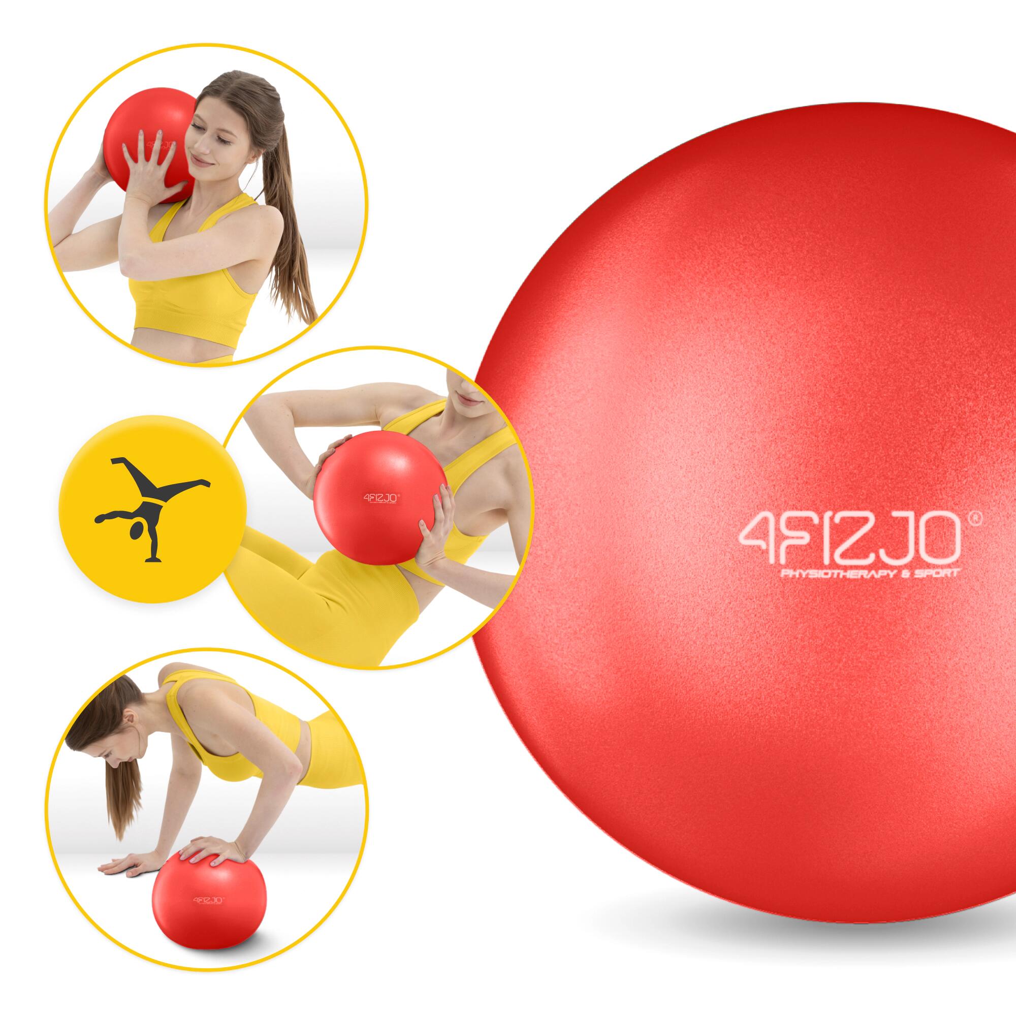 Pilatesbal anti-burst revalidatie fysiotherapie evenwicht gymbal 22cm 4FIZJO 2/6