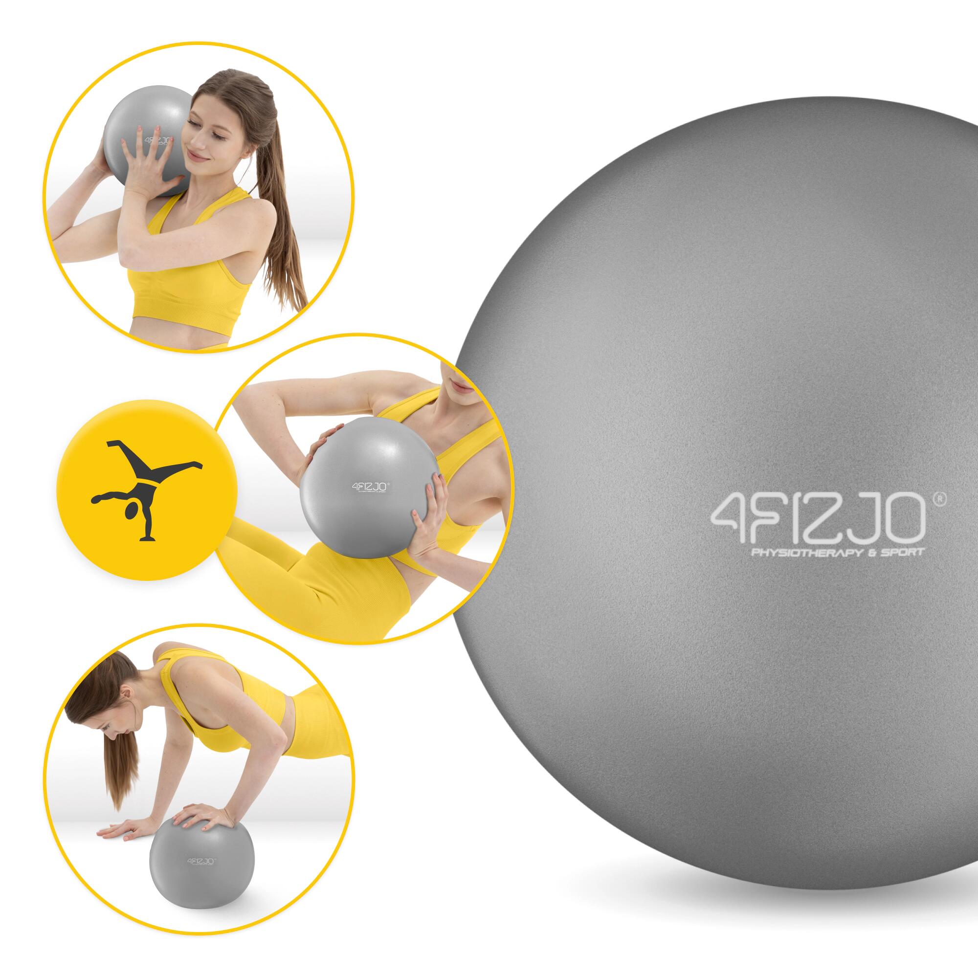Kleiner Pilates Rehabilitationsball für Übungen 4FIZJO 22 cm 2/6