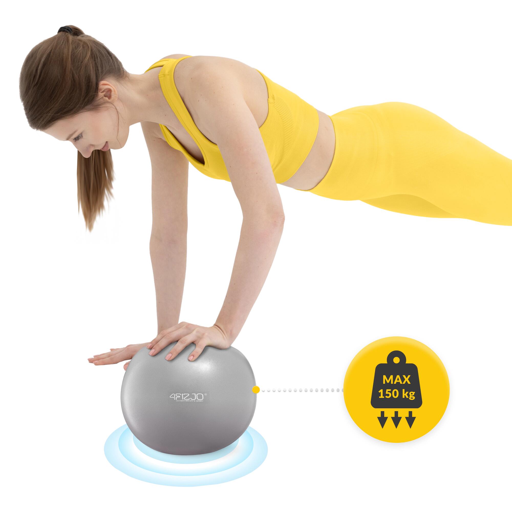 Kleiner Pilates Rehabilitationsball für Übungen 4FIZJO 22 cm 4/6