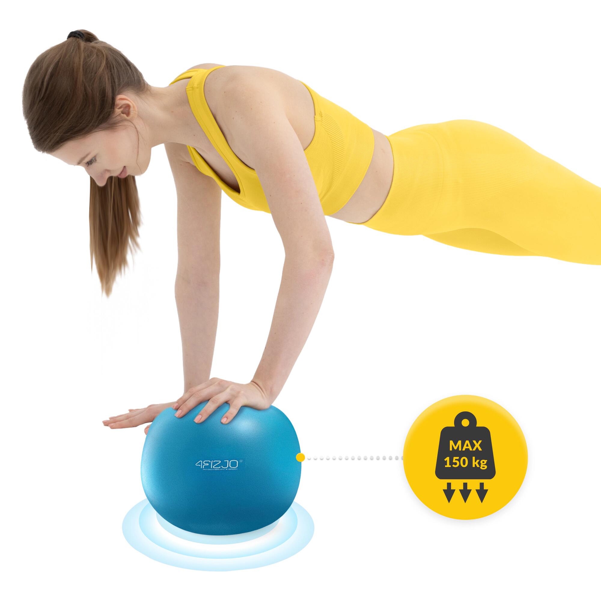 Kleiner Pilates Rehabilitationsball für Übungen 4FIZJO 22 cm 4/6