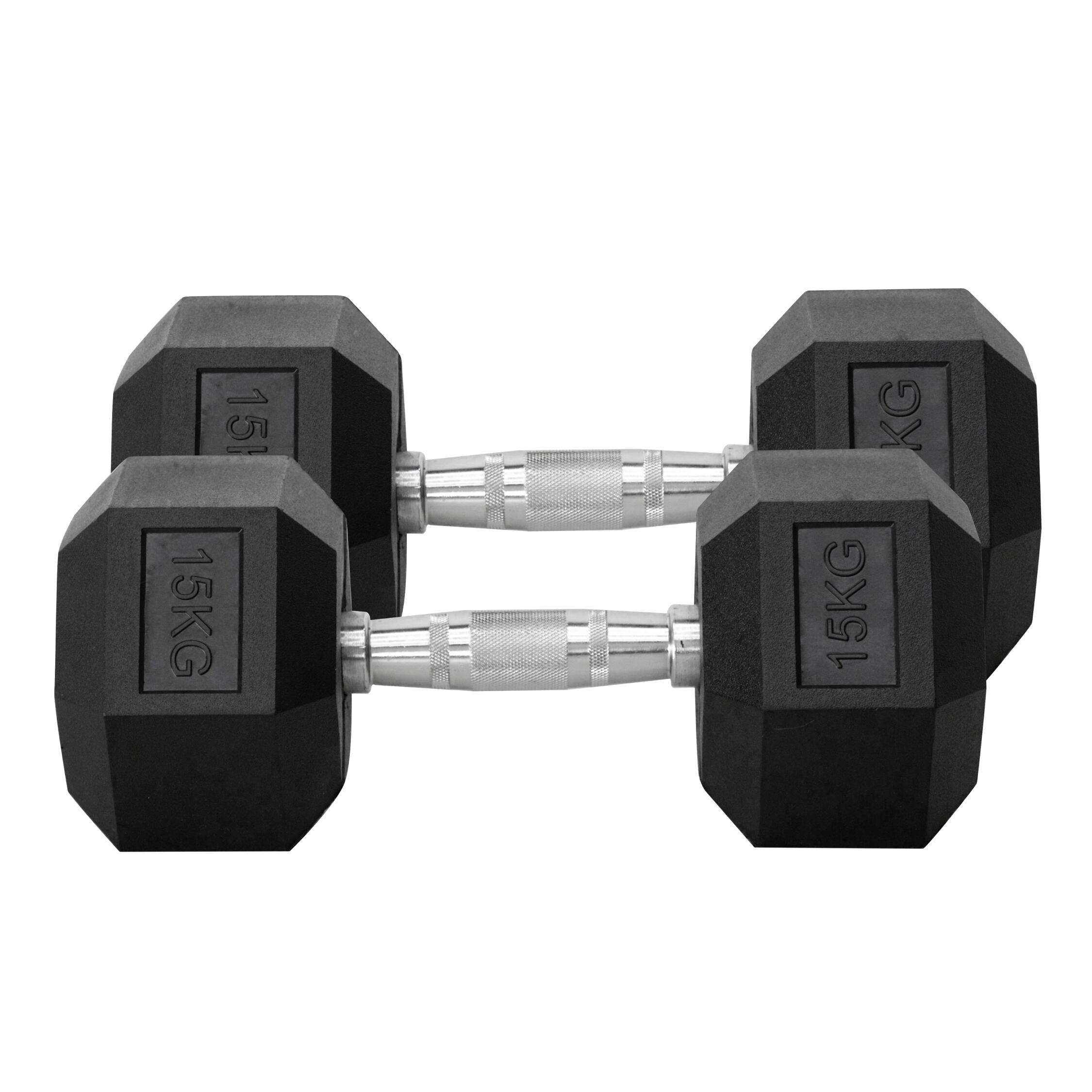 [PRE-ORDER 10 DAYS] Hex Dumbbell 15KG x 2 - IRONTEC