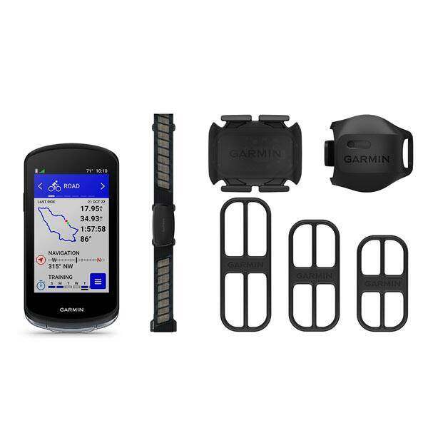 Garmin Edge 1040 Bundle, Compact GPS Cycling Computer with HRM Belt -  1