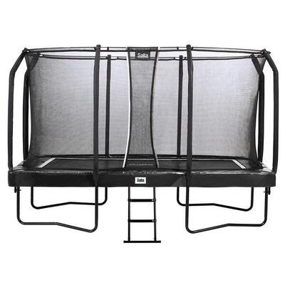 Trampolin - First Class - 366 x 214 cm - Rechteckig Schwarz