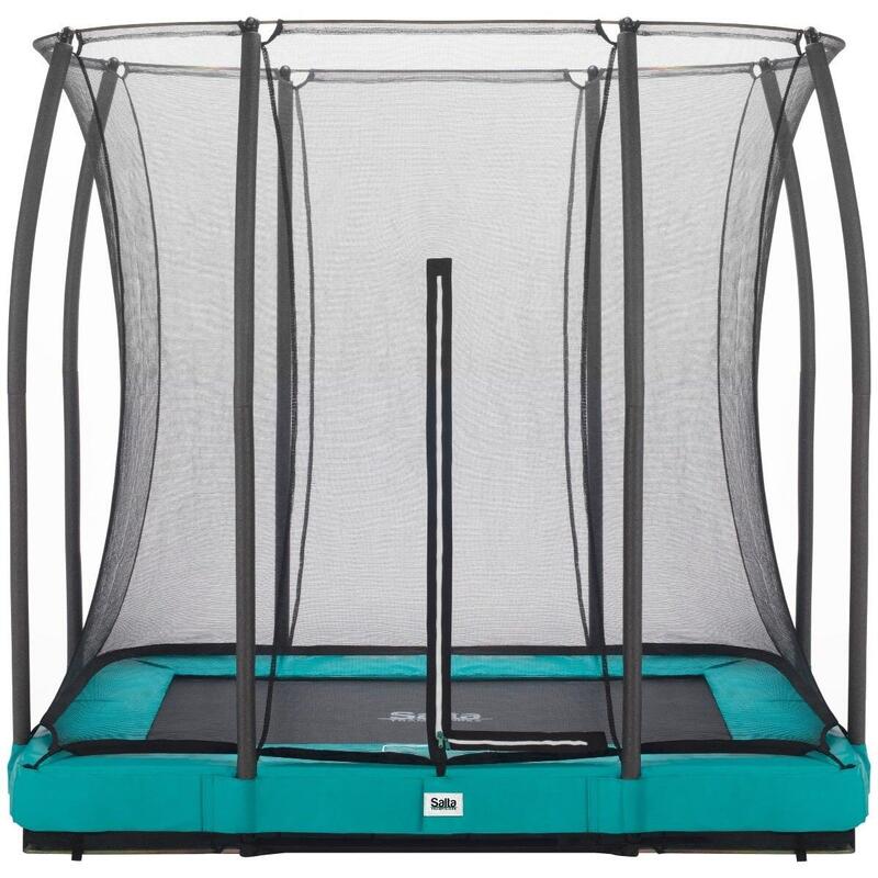 Trampoline - Sol Comfort Edition - 214 x 153 cm - Rectangulaire Vert