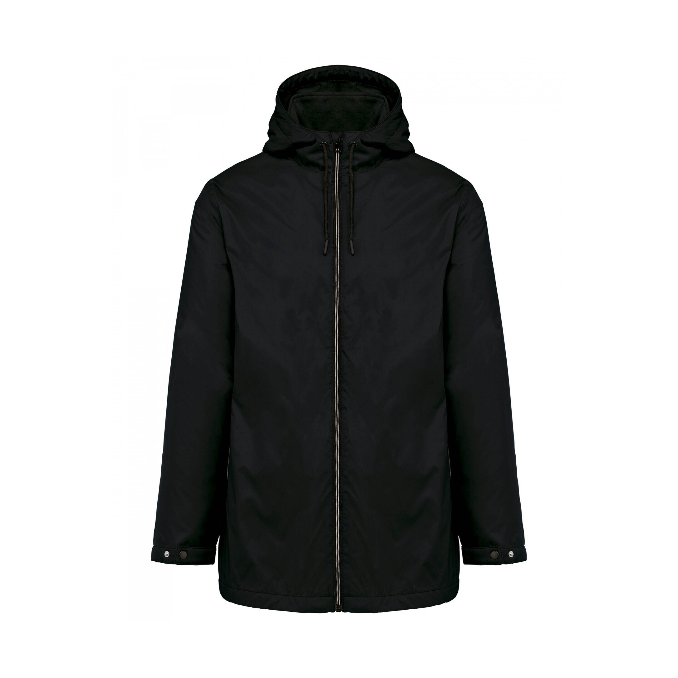 Kariban - Veste Imperméable À Capuche Avec Doublure En Micropolaire Kariban - Coupe-pluie - Noir - 58 4xl - Decathlon