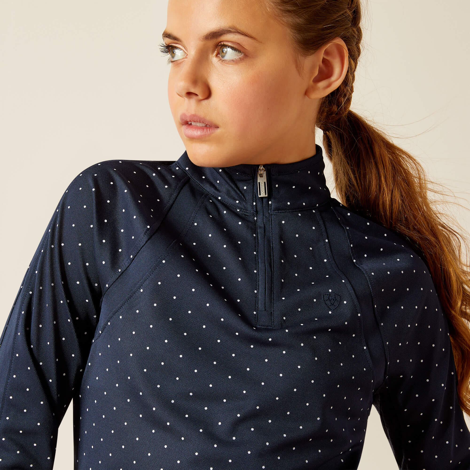 T-shirt manches longues 1/4 zip fille Ariat Sunstopper 3.0 3/3