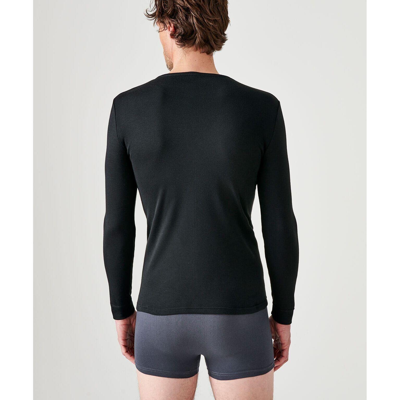 T-shirt manches longues col rond Damart Thermolactyl 3/4
