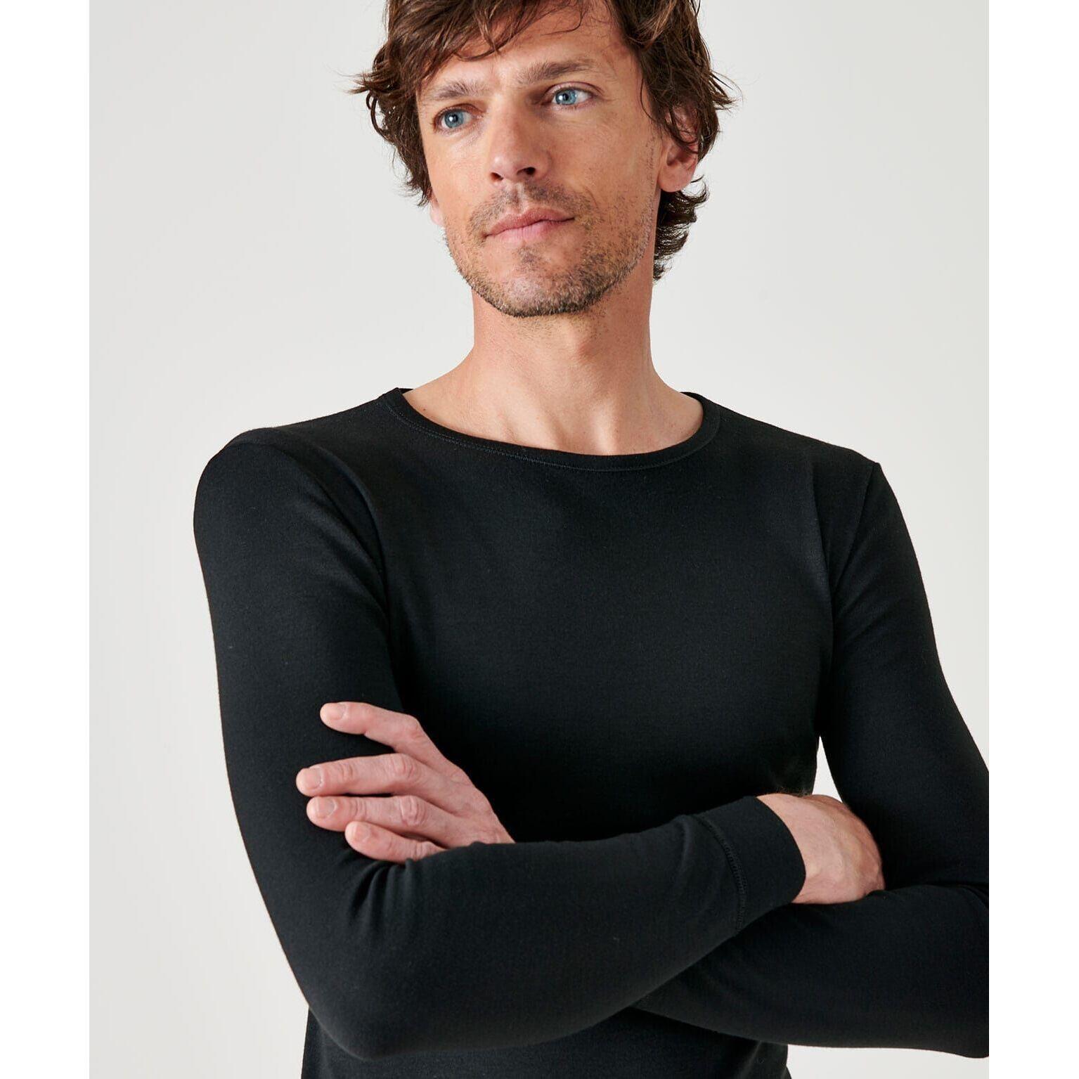 T-shirt manches longues col rond Damart Thermolactyl 2/4