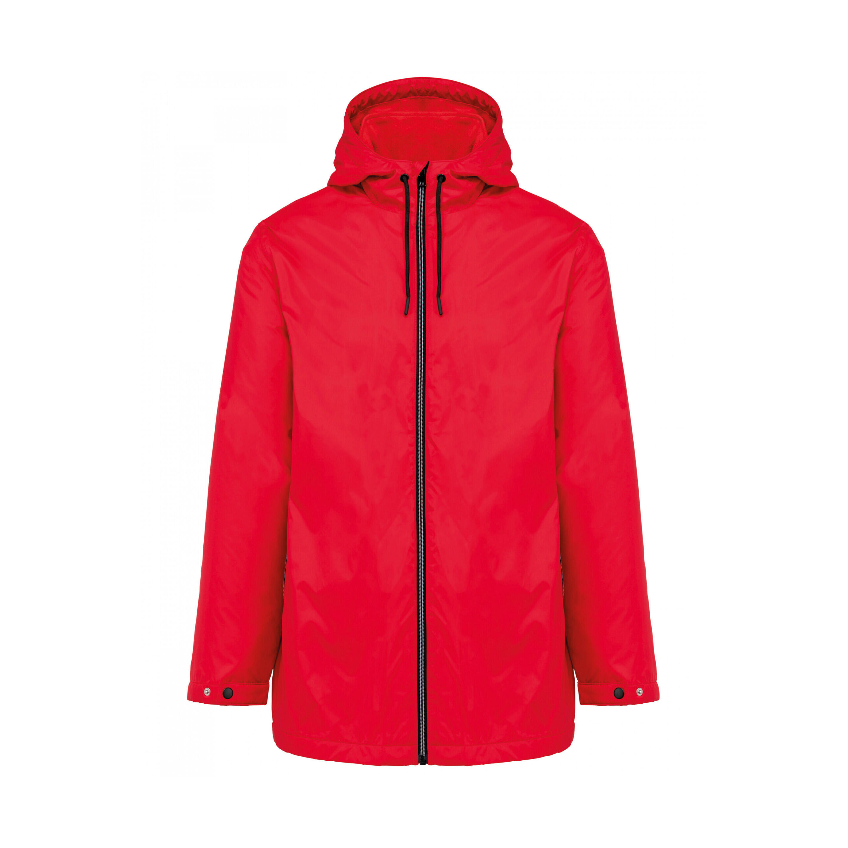 Kariban - Veste Imperméable À Capuche Avec Doublure En Micropolaire Kariban - Coupe-pluie - Rouge - 58 4xl - Decathlon