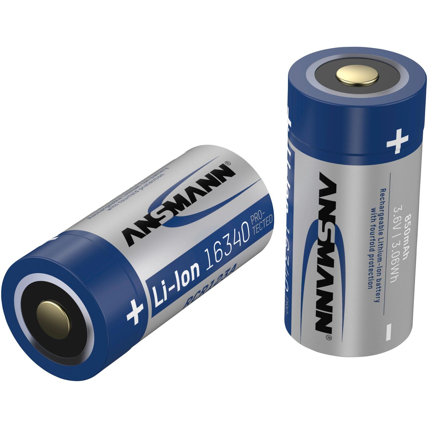 Akku Li-Ion 16340 850 mAh 4/5