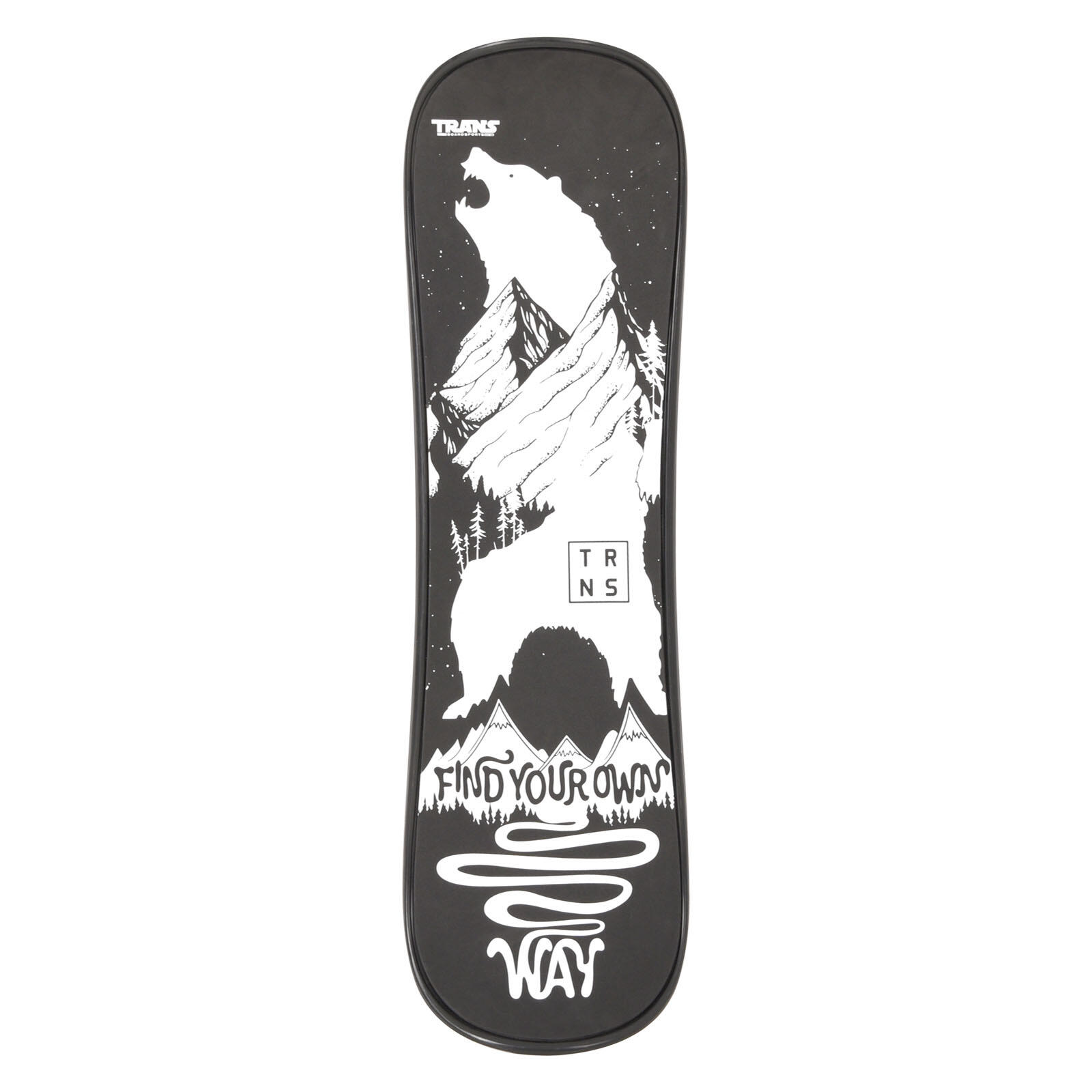 Trans  Snowboard Snowdeck Schnee Skateboard 80cm Schwarz 2024/25 3/4