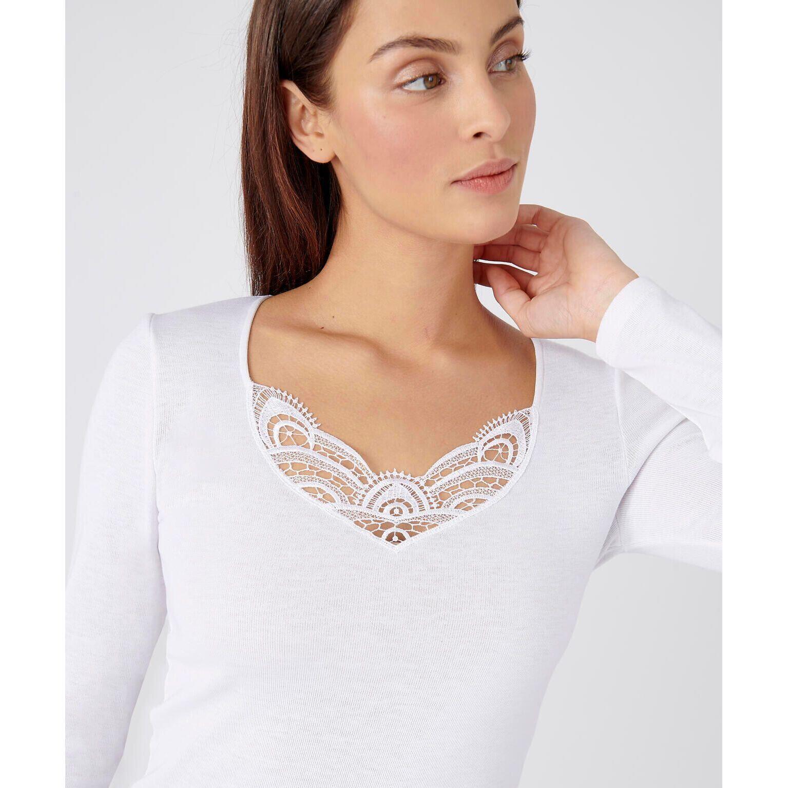T-shirt da donna a maniche lunghe Damart Thermolactyl 2/4