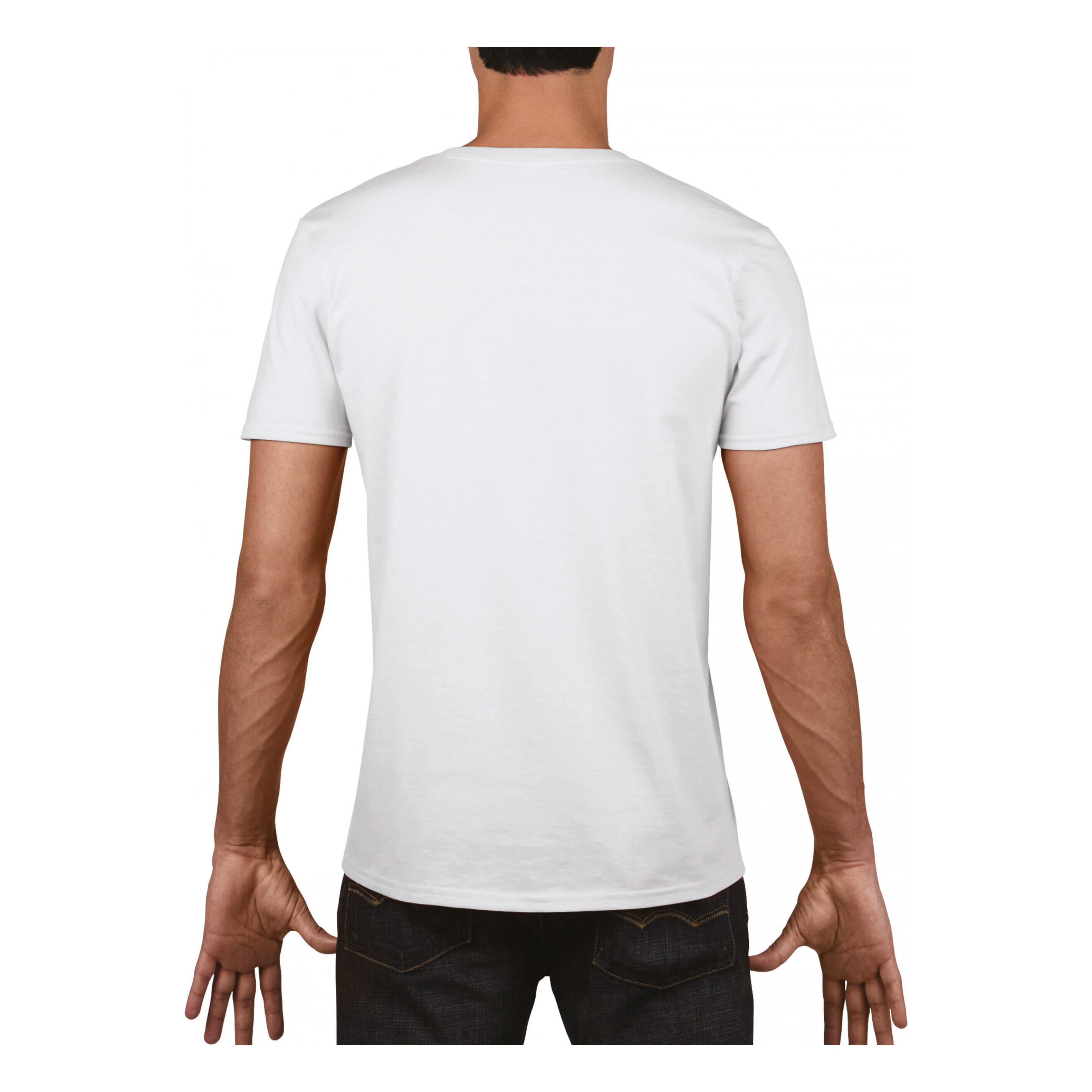 T-Shirt mit V-Ausschnitt Gildan Softstyle 3/3