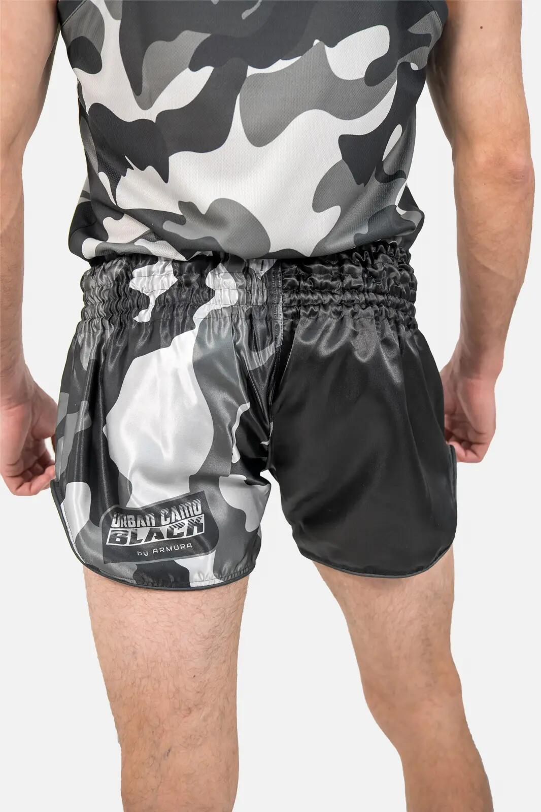 Short kickboxing ARMURA Camo Black 4/4