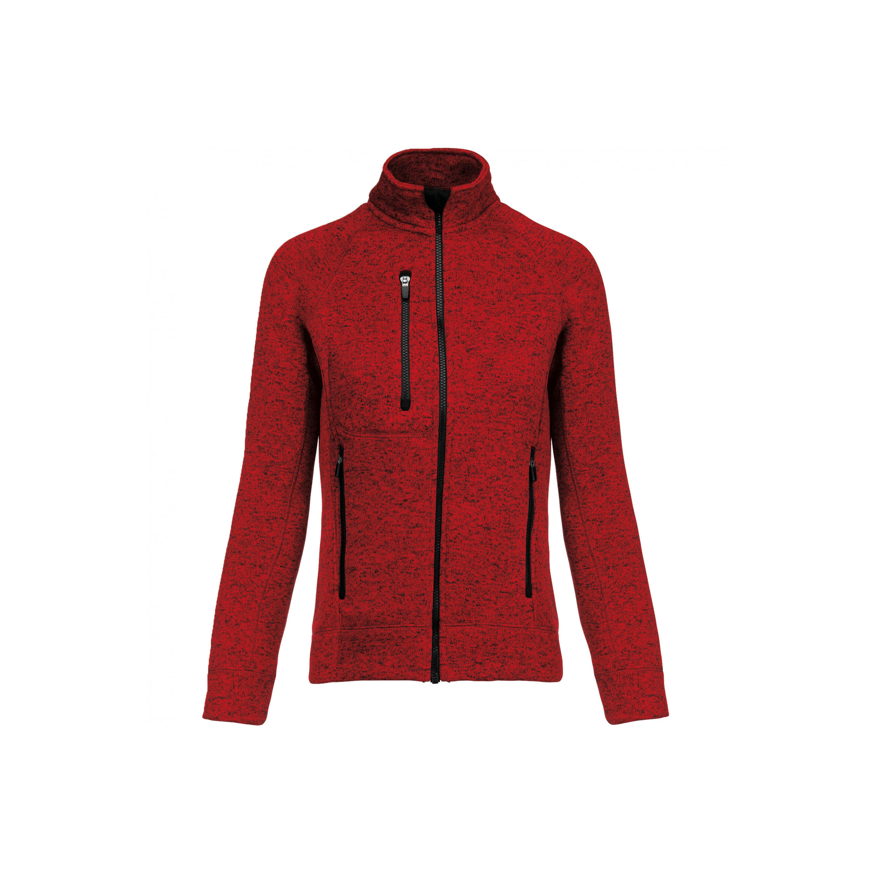 Kariban - Veste Zippée Chinée Femme Kariban - Veste - Rouge - 42 M/l - Decathlon