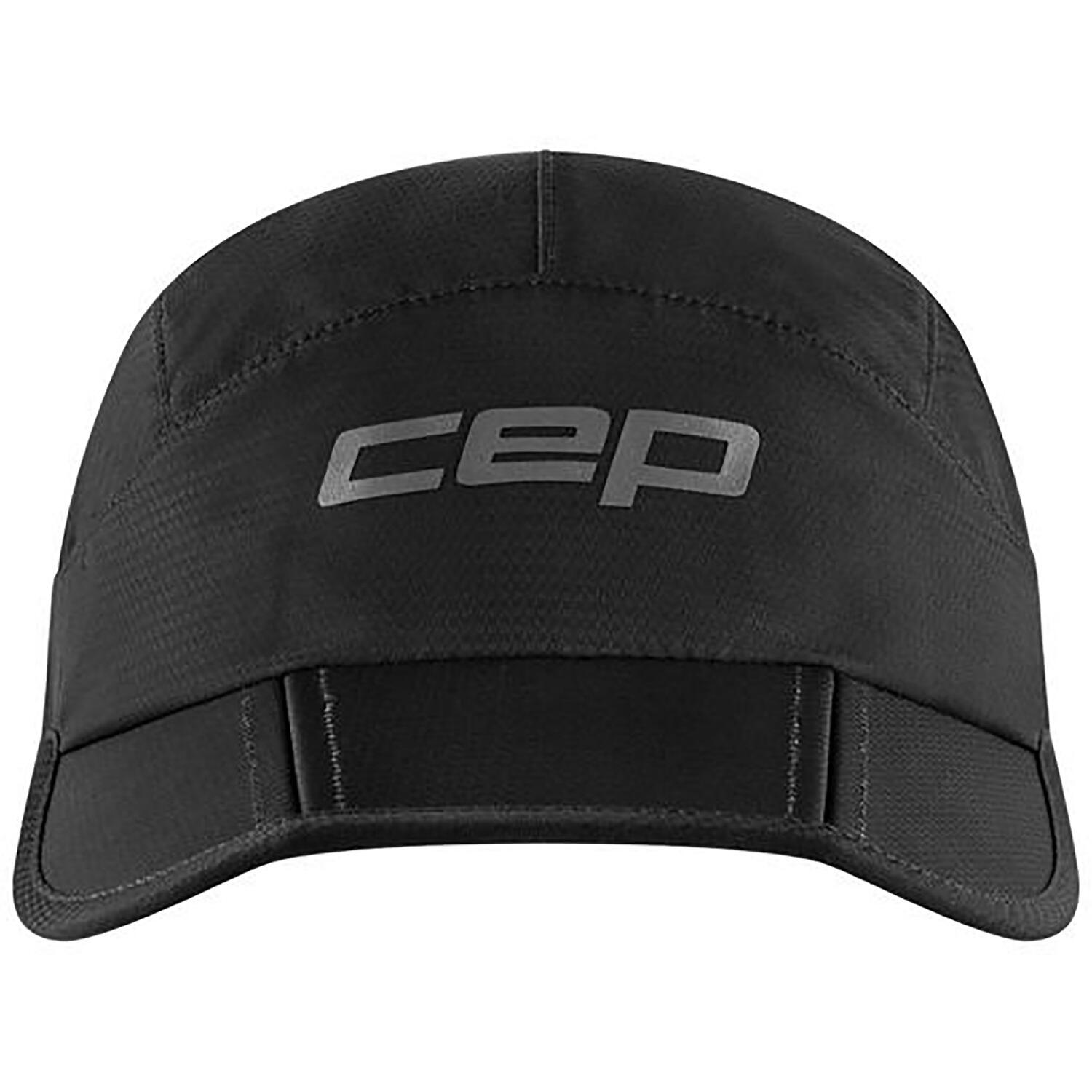 Sportowa czapka z daszkiem do biegania unisex lekka regulowana CORE Run CEP 3/4