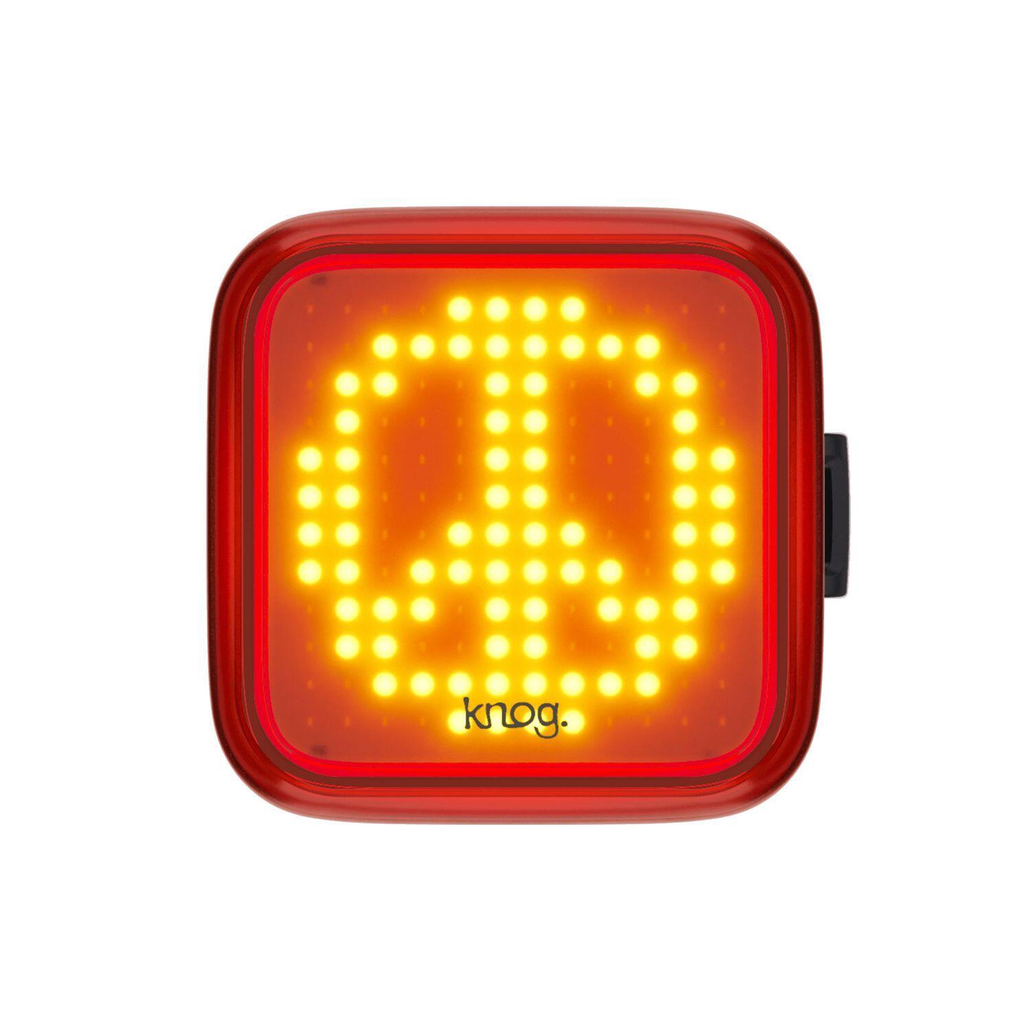 KNOG Luci rossa per bici Knog Blinder - Peace