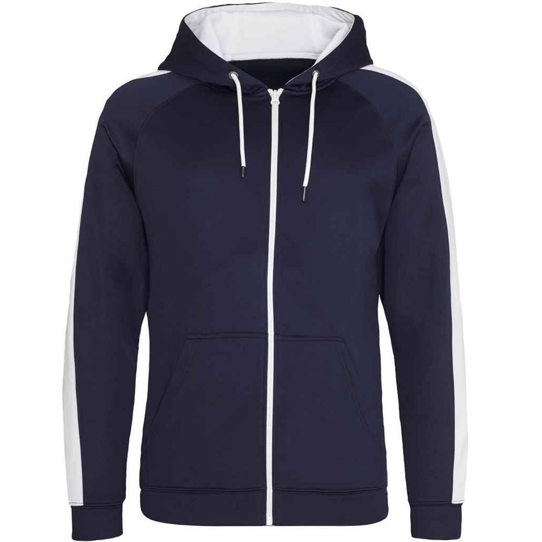 denim blue / dark brown