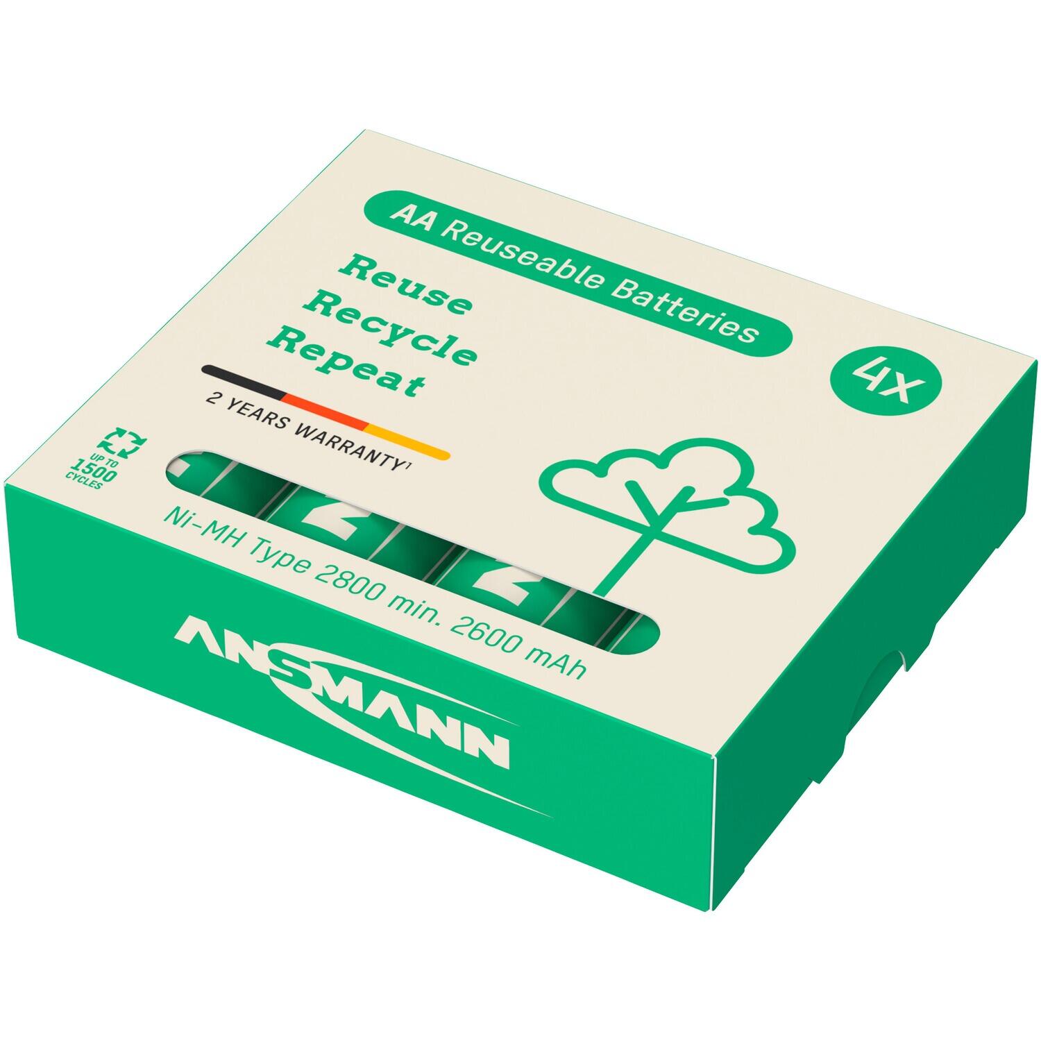 Akku Green-Pro Range AA Ni-MH 2800 – 4 Stück 3/3