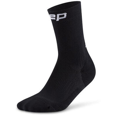 Cep run mid-cut compressie sokken - zwart - heren