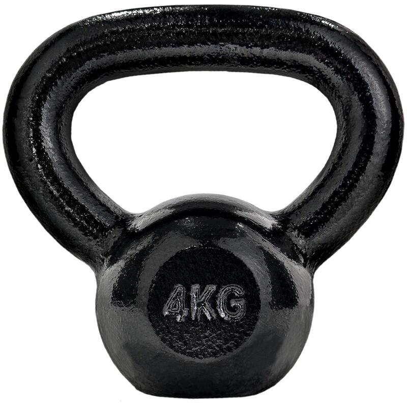 Kettlebell 4 kg fonta negru