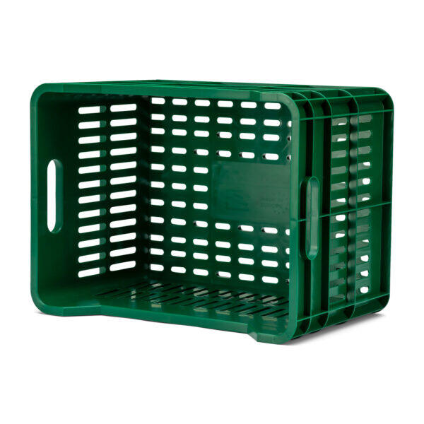 Caisse de vélo Urbanproof 30L en vert foncé en plastique recyclé 5/7