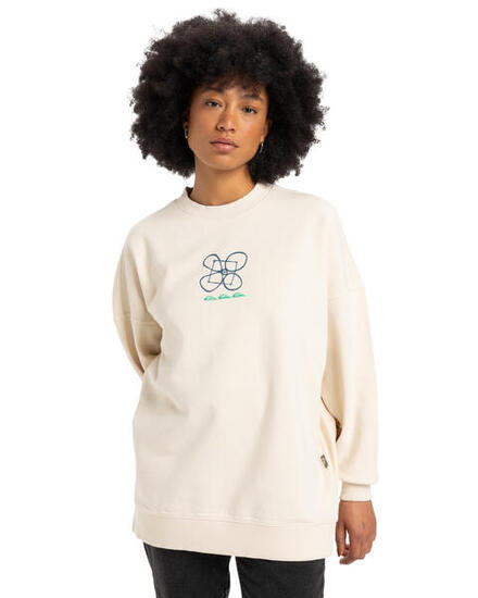 Sudadera de cuello redondo WORKWEAR Blanco Mujer