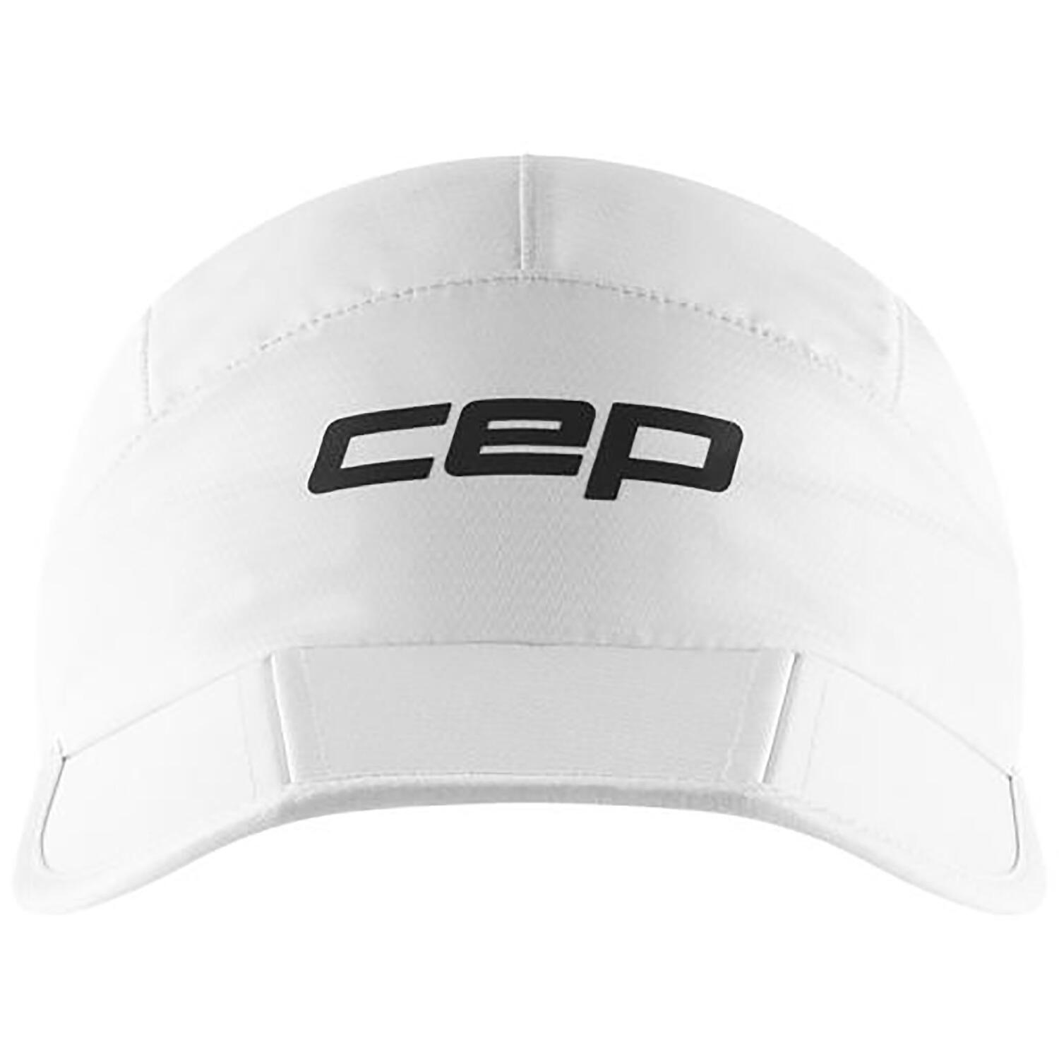 Sportowa czapka z daszkiem do biegania unisex lekka regulowana CORE Run CEP 3/4