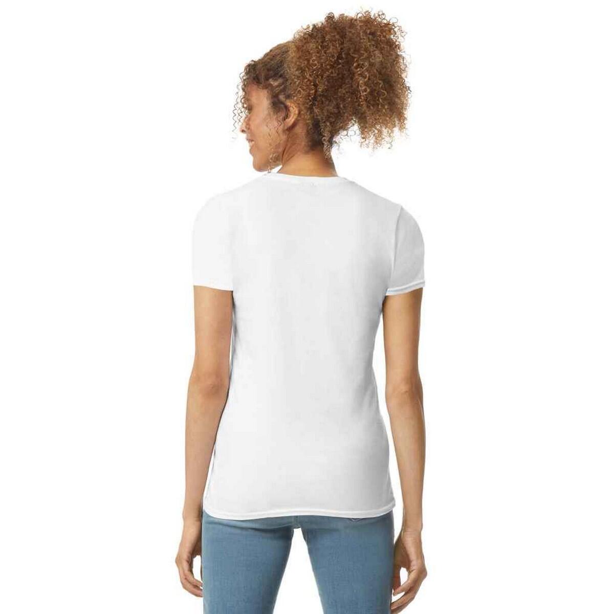Maglietta Donna Gildan Softstyle Bianco 2/2