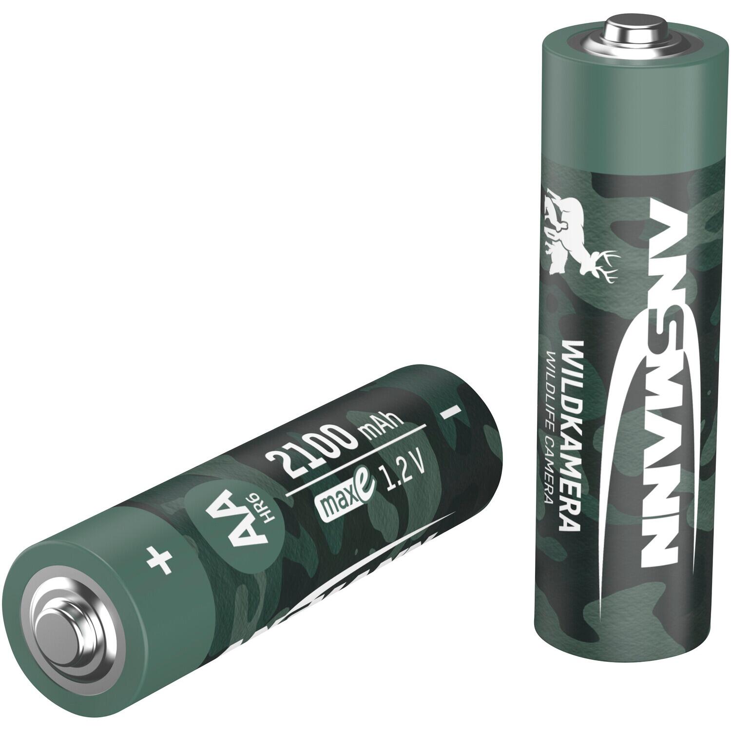 Akku NiMH 2100 - 4 Stück ideal für Wildkameras 6/7