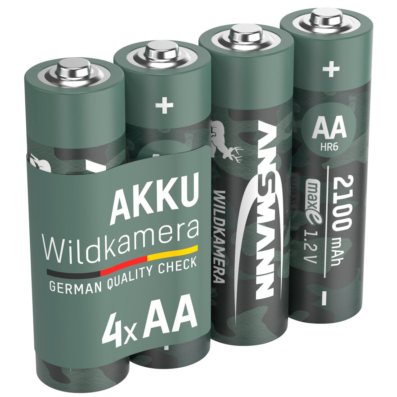 Akku NiMH 2100 - 4 Stück ideal für Wildkameras 2/7