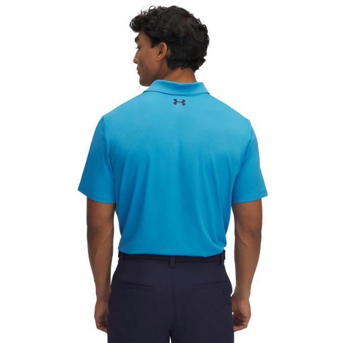 Under Armour Performance 3.0 Heren Golfpolo Turquoise 2/2
