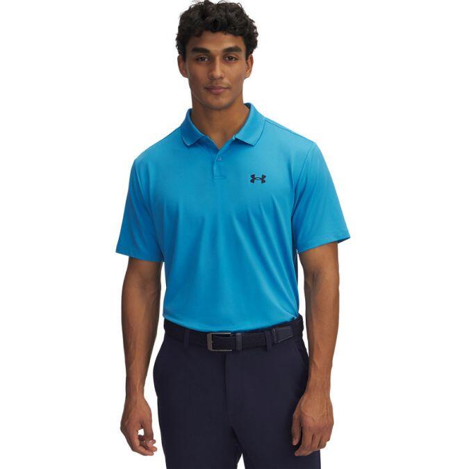 UNDER ARMOUR Under Armour Performance 3.0 Heren Golfpolo Turquoise