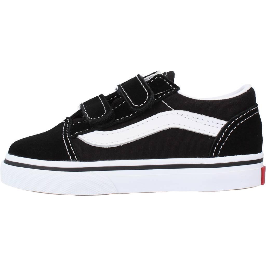 Baskets Vans Modèle Td Old Skool V Couleur Noir 2/5