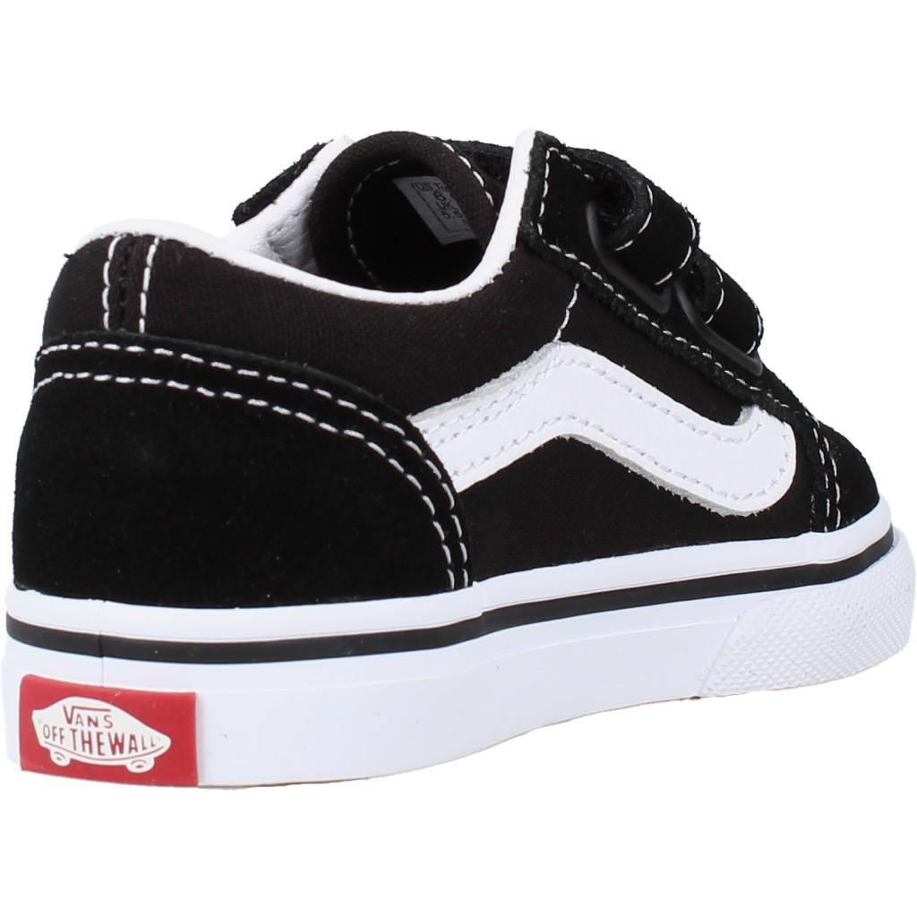 Baskets Vans Modèle Td Old Skool V Couleur Noir 3/5