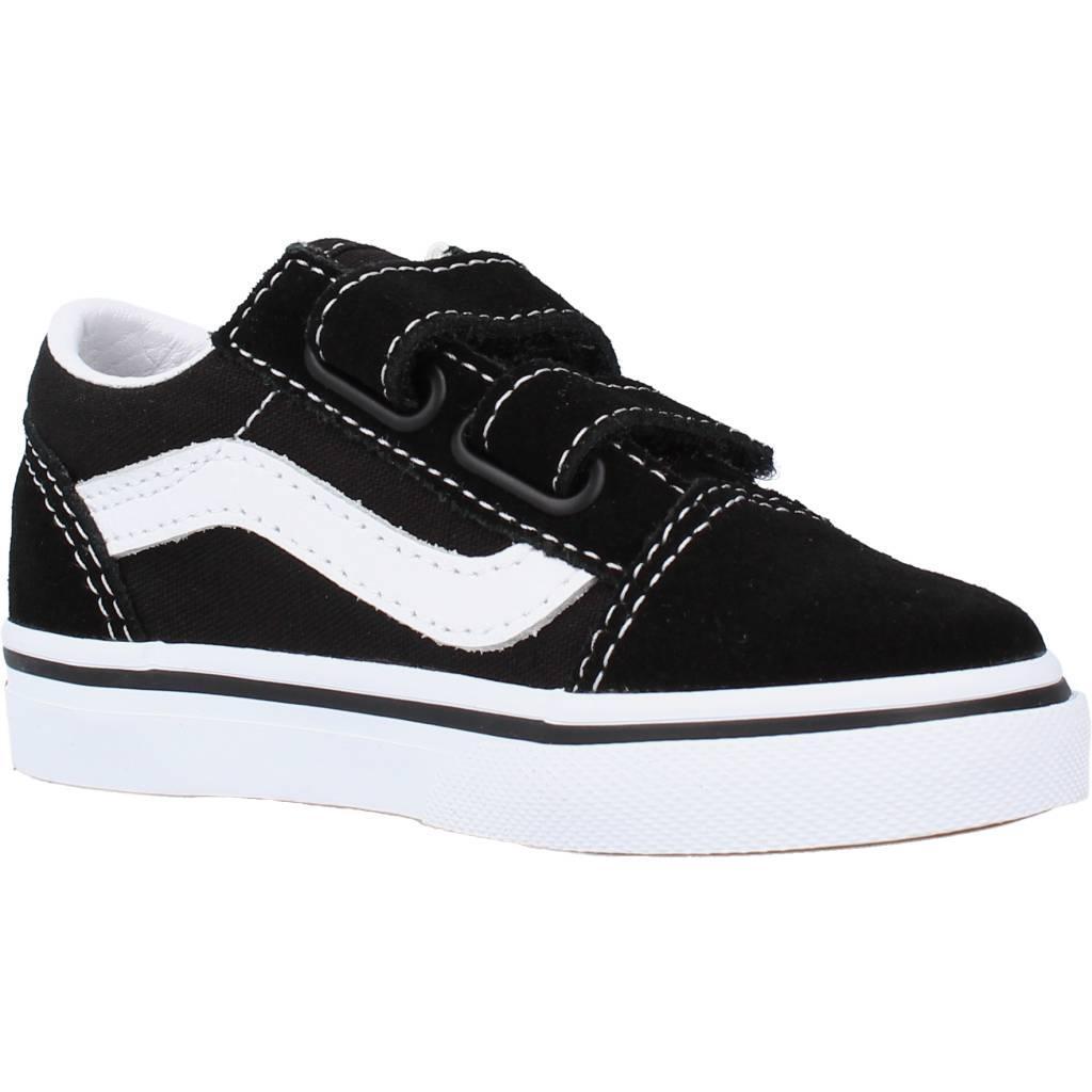 Baskets Vans Modèle Td Old Skool V Couleur Noir 5/5