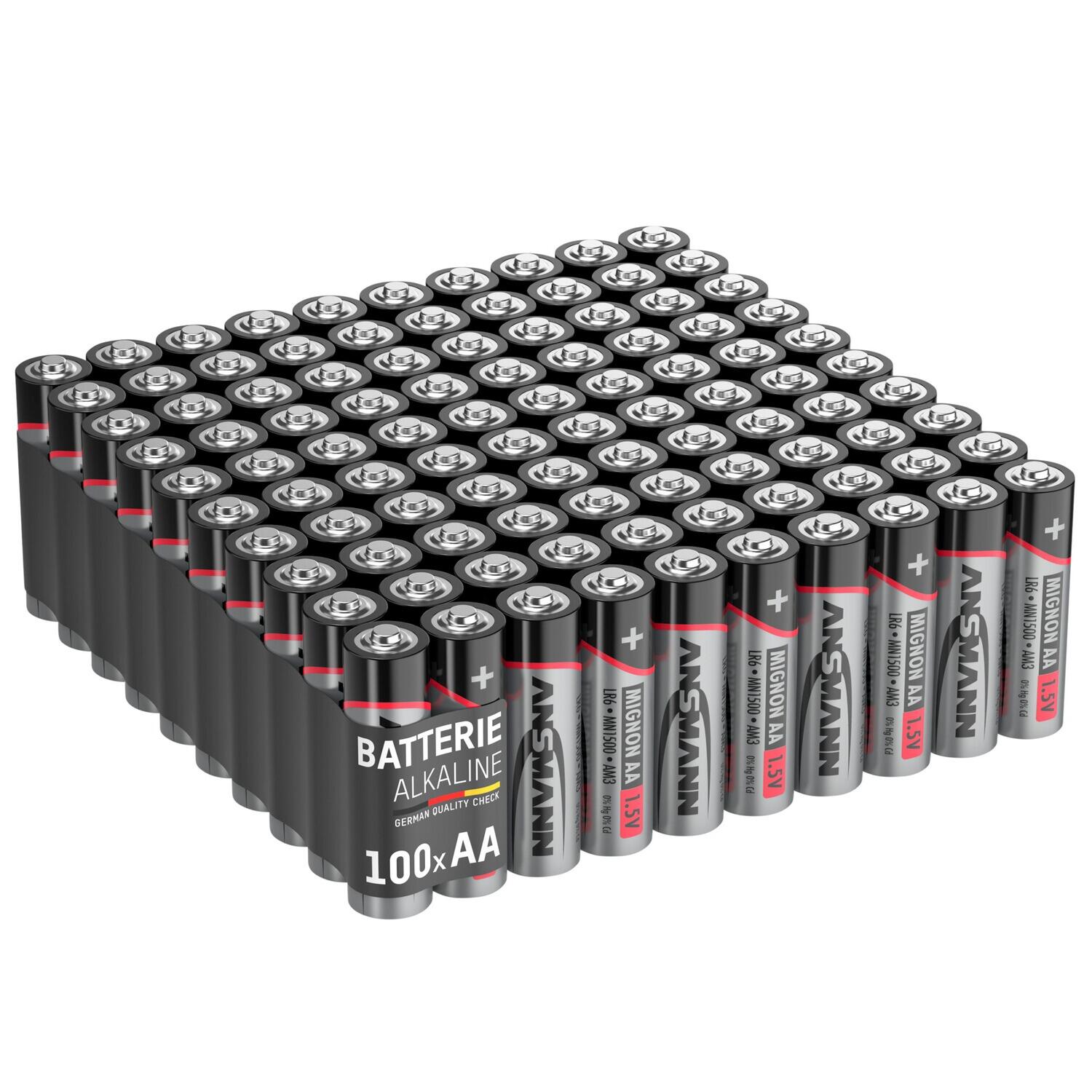 Batterien Alkaline Mignon AA – 100 Stück 2/11
