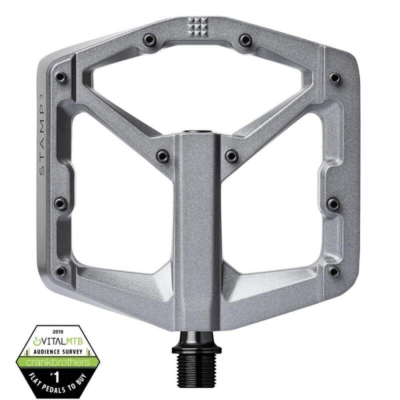 Paire de Pédales Crankbrothers Stamp 3 Gris Magnesium