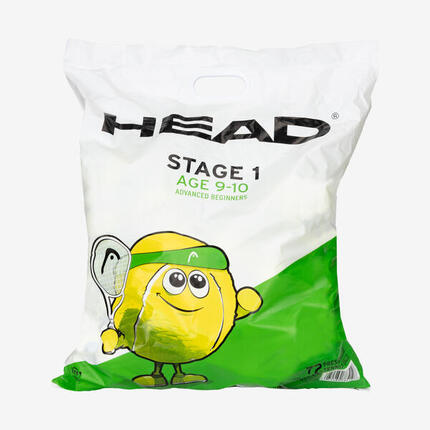 HEAD STAGE 1 Green 72 Tennisbälle