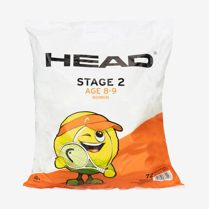 HEAD STAGE 2 Orange 72 Tennisbälle