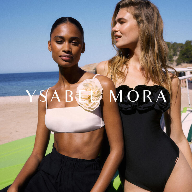 Bas de bikini en piqué à taille haute