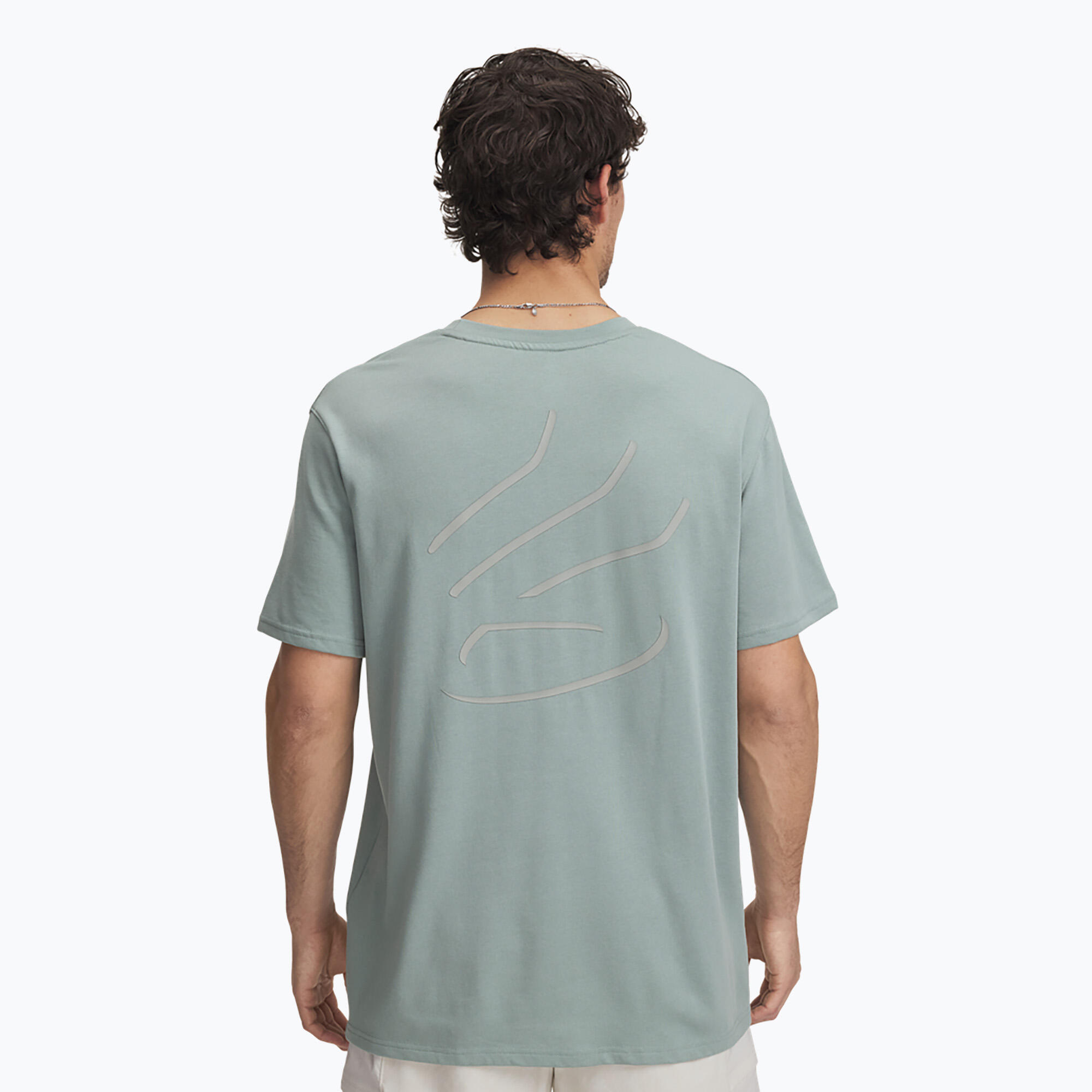 Camiseta de basquete masculina Under Armour Curry Heavyweight Trend Tee 2/3